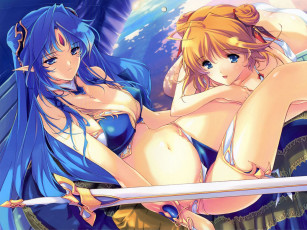 Картинка аниме weapon blood technology