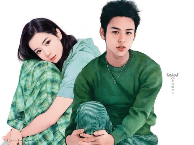 Обои картинки фото рисованные, люди