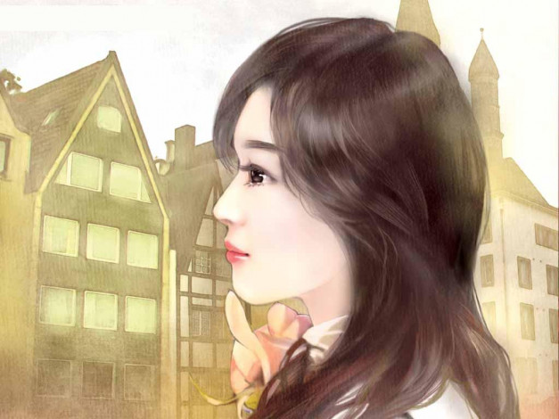 Обои картинки фото рисованные, люди