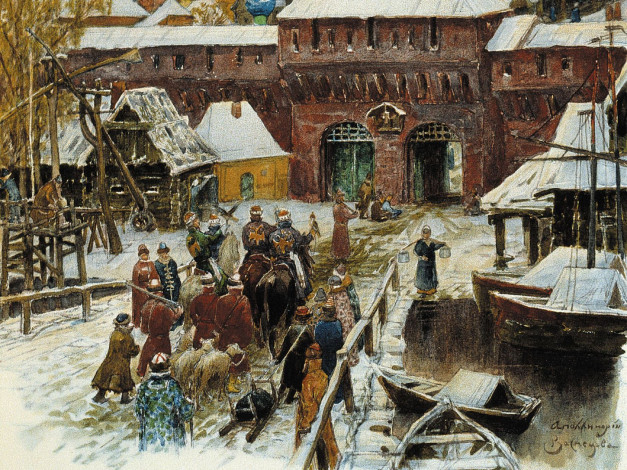 Обои картинки фото аполлинарий, васнецов, рисованные