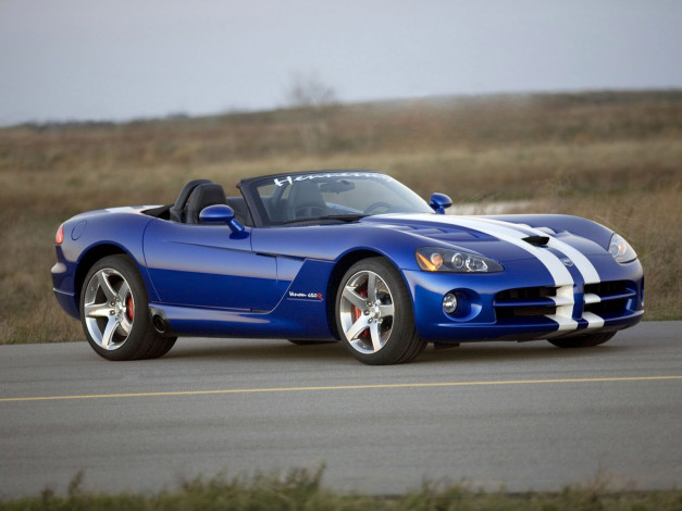 Обои картинки фото dodge, viper, venom, 650r, convertible, 2008, автомобили