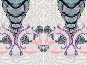 Картинка 3д графика fractal фракталы фон узор