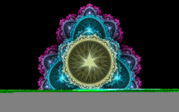Картинка 3д графика fractal фракталы узор фон
