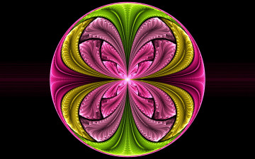 Картинка 3д графика fractal фракталы узор фон