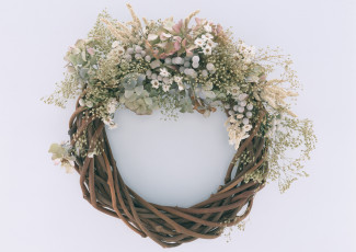 Картинка цветы букеты композиции лепестки венок