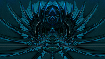 Картинка 3д графика fractal фракталы узор фон