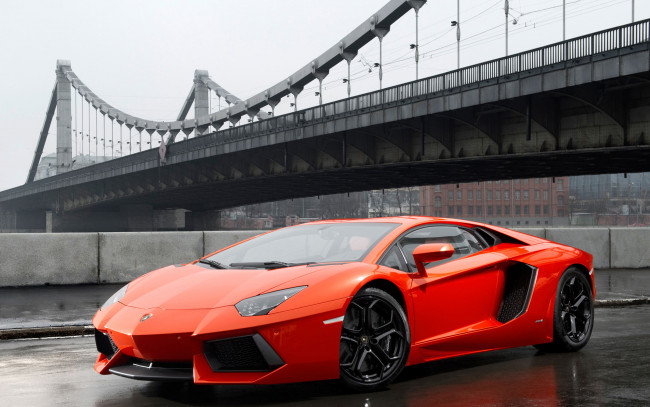 Обои картинки фото автомобили, lamborghini, красный