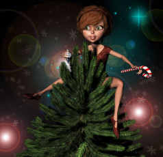 Картинка 3д+графика people+ люди девушка