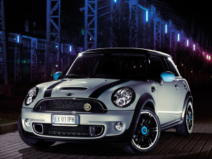 обоя автомобили, mini, cooper, ray, line, r56, 2012
