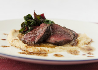 Картинка еда мясные+блюда пюре мясо зелень