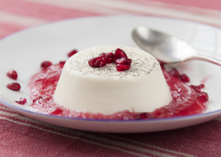 Картинка еда мороженое +десерты десерт гранат джем