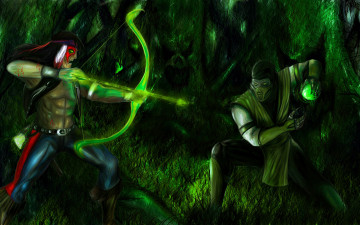 Картинка mortal+kombat видео+игры mortal+kombat+ 2011 nightwolf рептилия mortal kombat reptile