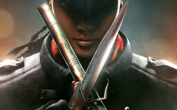 Картинка видео+игры assassin`s+creed+iii +liberation девушка игра liberation нож эвелин пистоль треуголка creed assassins
