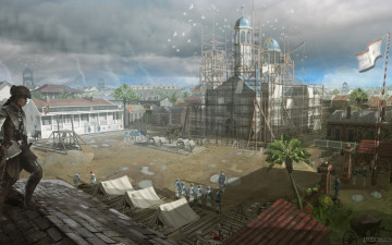 Картинка видео+игры assassin`s+creed+iii +liberation церковь liberation 3 площадь лагерь военный creed assassins