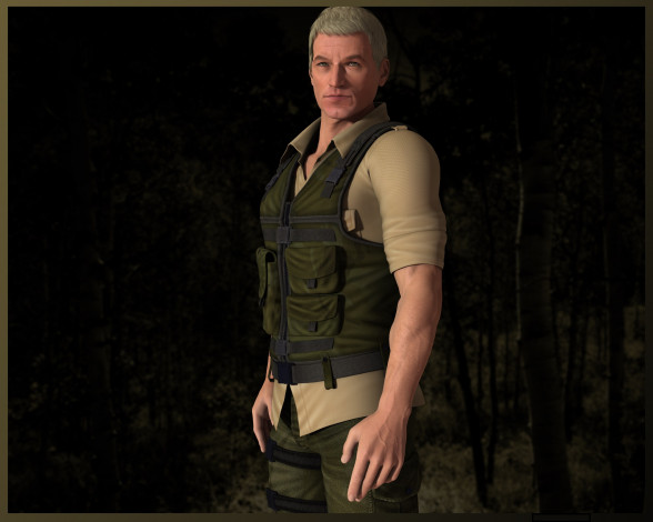 Обои картинки фото 3д графика, people , люди, мужчина, взгляд