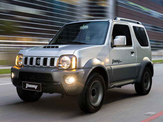 Обои картинки фото автомобили, suzuki, jimny, 4ll, 2013, jb43