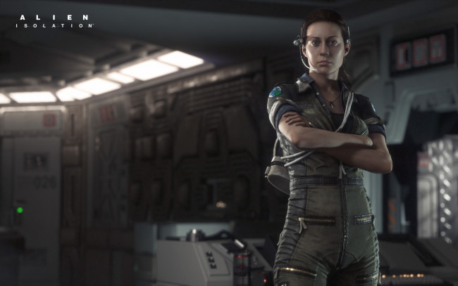 Обои картинки фото alien isolation, видео игры, alien,  isolation, survival, рипли, игра, аманда, isolation, horror