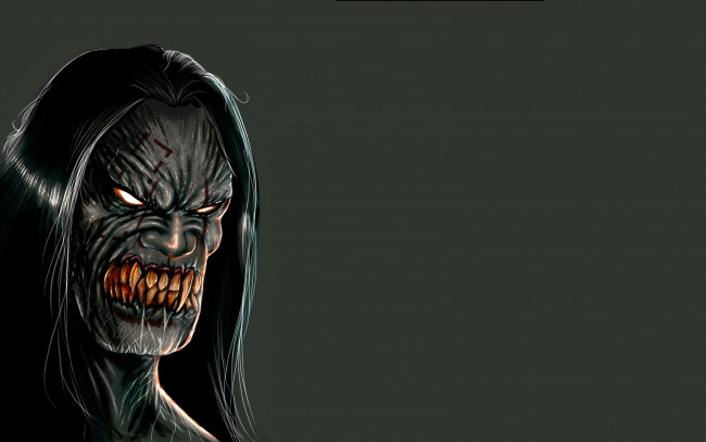 Обои картинки фото монстр зубастый, фэнтези, нежить, зубастый, монстр