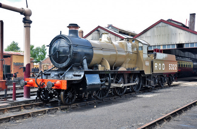 Обои картинки фото техника, паровозы, дорога, железная, паровоз