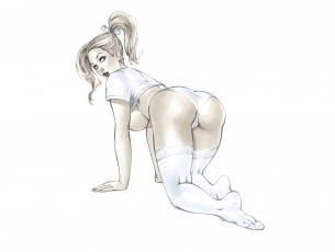 Картинка рисованное люди девушка фон взгляд испуг