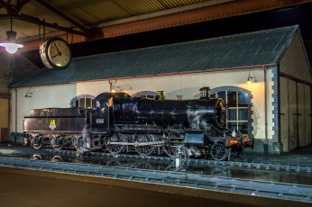 Картинка техника паровозы паровоз рельсы