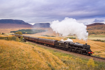 Картинка техника паровозы паровоз рельсы