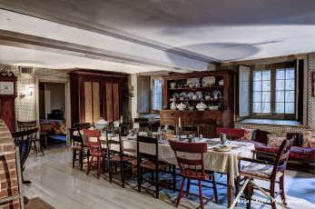 Картинка интерьер столовая мебель комната