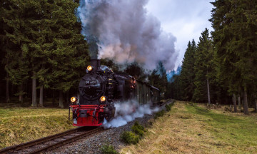 Картинка техника паровозы паровоз рельсы