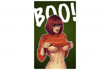 Картинка рисованное люди девушка фон взгляд очки улыбка