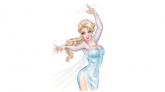 Обои картинки фото рисованное, люди, девушка, фон, улыбка