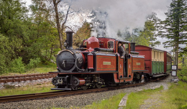 Обои картинки фото техника, паровозы, паровоз, рельсы