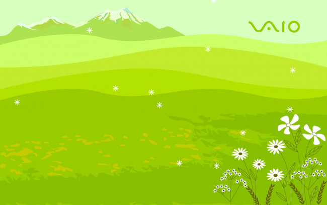 Обои картинки фото компьютеры, vaio, фон, логотип