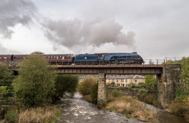 Обои картинки фото техника, паровозы, рельсы, паровоз
