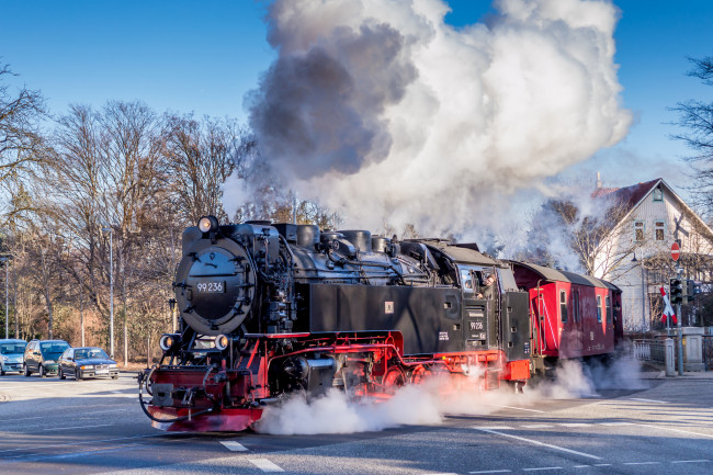 Обои картинки фото техника, паровозы, паровоз, рельсы