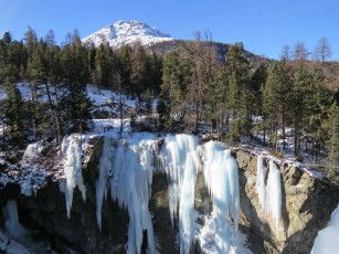 Картинка природа горы снег лед