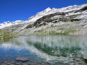 Картинка природа реки озера горы озеро облака