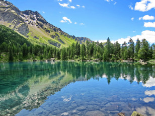 Картинка природа реки озера горы озеро