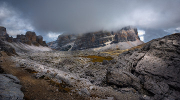 Картинка природа горы облака