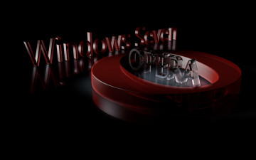 Картинка компьютеры opera фон логотип