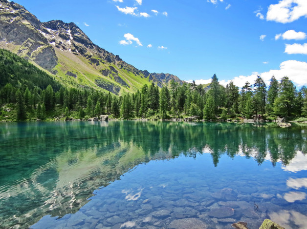 Обои картинки фото природа, реки, озера, горы, озеро