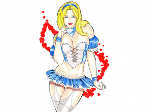 Картинка рисованное комиксы фон девушка взгляд