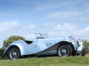 Картинка ac+six+16 90+supercharged+tourer+1938 автомобили классика ac six 16-90 supercharged tourer 1938