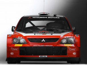 обоя mitsubishi lancer wrc05 2005, автомобили, mitsubishi, lancer, 2005, wrc05