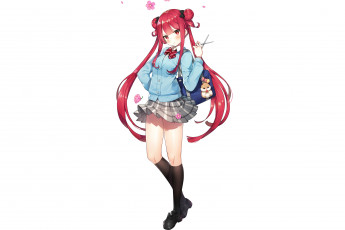 Картинка аниме unknown +другое+ фон взгляд девушка