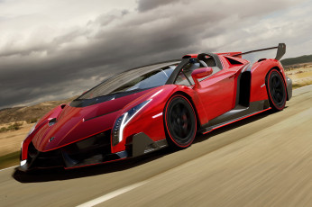 Картинка lamborghini+veneno+roadster+2014 автомобили lamborghini 2014 roadster veneno