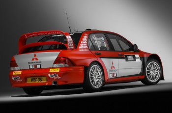 Картинка mitsubishi+lancer+wrc05+2005 автомобили mitsubishi lancer 2005 wrc05