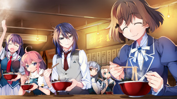 Картинка аниме grisaia+no+kajitsu девушка взгляд фон