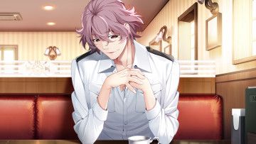 Картинка аниме grisaia+no+kajitsu парень взгляд фон