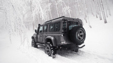 Картинка ares+design+land+rover+defender+110+ 2018 автомобили land-rover ares design land rover defender 110 тюнинг снег лес ленд ровер