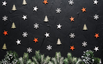 Картинка праздничные -+разное+ новый+год новогодняя елки текстура ветки